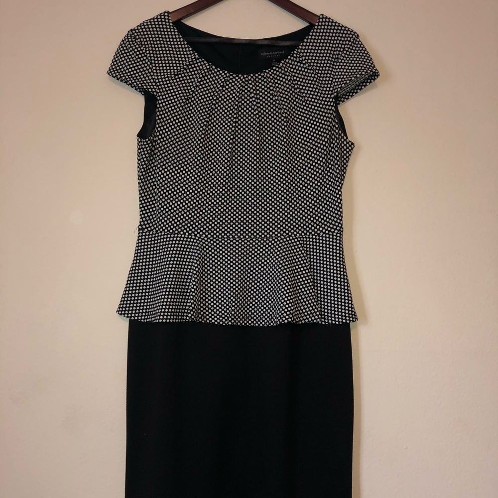 Cute polka dot fluttered dress